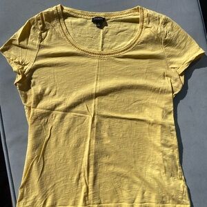 Talbots Sunny Yellow Short Sleeve Tee